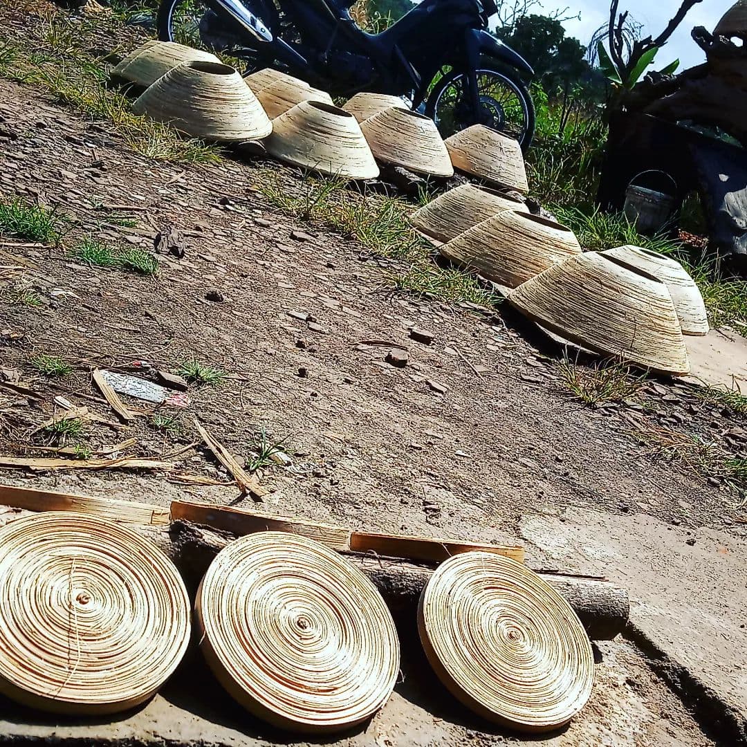 Bamboo Sun Drying